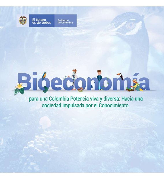 Portada: Bioeconomía para una Colombia Potencia viva y diversa