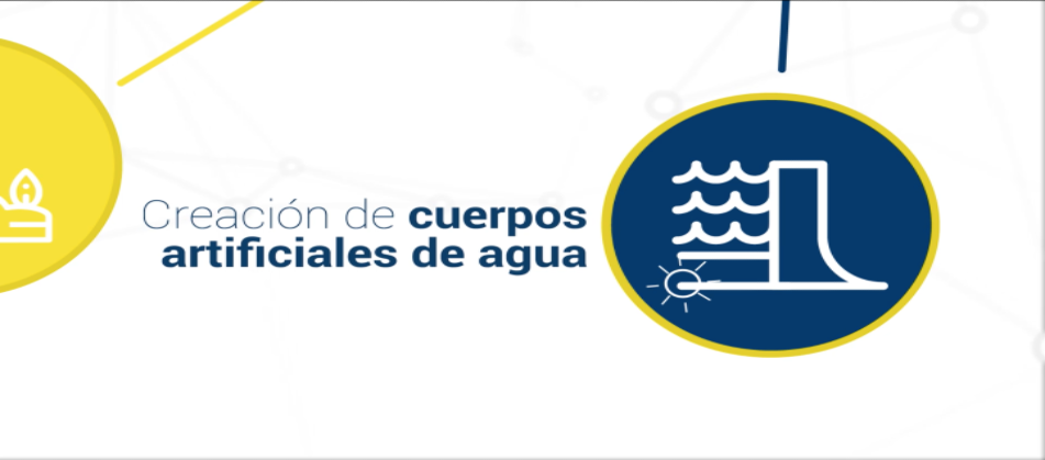 Creación de cuerpos artificiales de agua